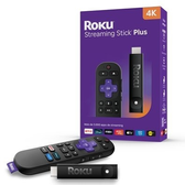 Imagem da oferta Roku Streaming Stick Plus 2025 Dispositivo para TV 4K com Controle por Voz Preto - 3830BR