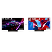 Imagem da oferta Combo LG Smart TV OLED evo AI C4 4K 55" 2024 OLED55C4 + Smart TV OLED evo AI Gaming TV 4K 48" OLED48C4
