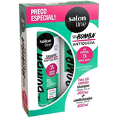 Imagem da oferta Kit Shampoo e Condicionador SOS Bomba Antiqueda Salon Line - 200ml