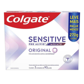 Imagem da oferta Creme Dental para Sensibilidade Colgate Sensitive Pro Alívio Imediato Original 90g 3 unidades
