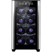 Imagem da oferta Adega ACB08 Electrolux 8 garrafas 1 Porta Preta Acabamento em Alumínio - Bivolt