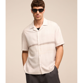 Imagem da oferta Camisa em Cetim com Textura e Estampa Degrade