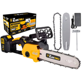 Imagem da oferta Moto Serra Elétrica A Bateria Portátil 21v 12 Pol Recarregável Profissional TCS21B The Black Tools