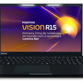 Imagem da oferta Notebook Positivo Vision R15 Lumina Bar Amd Ryzen 7 8gb 256gb Tela 15 Full Hd Antirreflexo Linux - Preto