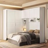 Imagem da oferta Quarto Modulado Casal Ambiente Florença Branco Brilho - Moval