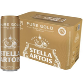 Imagem da oferta Cerveja Stella Artois Pure Gold Puro Malte - 350ml 8 Unidades