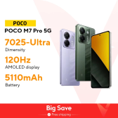 Imagem da oferta Estreia mundialPOCO M7 Pro 5G Versão Global Dimensidade 7025-Ultra 120Hz FHD + Cuidados com os Olhos Tela AMOLED