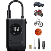 Imagem da oferta Mini Compressor de Ar Portatil Recarregavél Digital USB Calibrador Pneu Envio Imediato