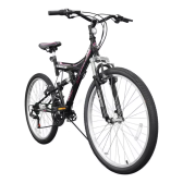 Imagem da oferta Bicicleta mountain bike TK3 Track TB 200XS R26 tamanho do uadro 18" - preto/rosa