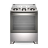 Imagem da oferta Fogão 5 Bocas Electrolux Efficient PerfectCook e VaporBake Cinza - FE5IC - Fogão 5 Bocas Electrolux Efficient Cinza