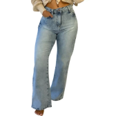 Imagem da oferta Calça Jeans Wide Leg Moda Feminina Premium Promoção Limitada