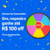 Imagem da oferta Gire e Ganhe Cupons na Amazon