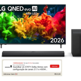 Imagem da oferta Smart TV LG QNED evo Mini LED AI 4K QNED80 55 polegadas 2026
