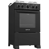 Imagem da oferta Fogão Atlas 4 bocas preto com forno limpa fácil Coliseum Plus - Forno 50l