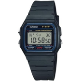 Imagem da oferta Casio Relógio esportivo masculino vintage F91W-1 com pulseira de resina digital Preto No Size F-91W-1