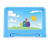Imagem da oferta Tablet Infantil Galinha Pintadinha 7" 4GB RAM 64GB Controle Parental Wi-Fi Android 13 Case Quad Core - NB419