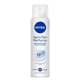 Imagem da oferta NIVEA Desodorante Antitranspirante Aerossol Sem Perfume 150ml - Proteção prolongada desenvolvida para peles sensíveis