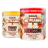 Imagem da oferta Kit 2x Pasta De Amendoim Dr Peanut 600gr +volume Muscular