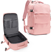 Imagem da oferta Mochila de viagem coowoz unissex grande mala de mão mochila para trilha rosa Large