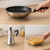 Imagem da oferta Kit Descanso de Panela suporte para Panelas Redondo Metal 6 Unidades