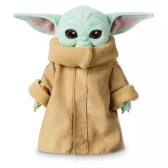 Imagem da oferta Boneco Star Wars Baby Yoda de Pelúcia 30cm