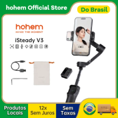 Imagem da oferta Hohem-estabilizador de smartphone v3 com rastreamento de rosto ai gimbal de 3 eixos vara de selfie