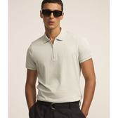 Imagem da oferta Camiseta Polo em Algodão Peruano com Zíper na Gola