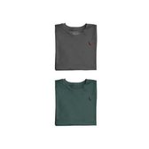 Imagem da oferta Kit 2 Camisetas Brasa Verde E Preto Stoned Reserva Mini