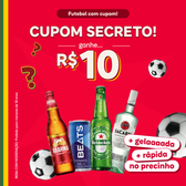 Imagem da oferta R$ 10 OFF em Bebidas no IFood Via Whatsapp