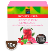 Imagem da oferta Cápsulas Nescafé Nature's Heart Hibiscus Pink Lemonade - 10 Cápsulas