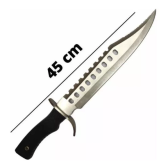 Imagem da oferta The Butcher Facão Esportivo Militar Rambo 45cm Caça Aço Inox Resistente