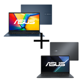 Imagem da oferta Kit Notebooks Asus Vivobook 15 i5-1334U 16GB SSD 512GB W11 X1504VA-NJ1745W + ExpertBook B1 I3-1315U 8GB SSD 256GB Sem OS B1503CVA_BR-S70002