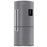 Imagem da oferta Geladeira Brastemp Frost Free Inverse Inox com Smart Bar BRE85AK - 588L