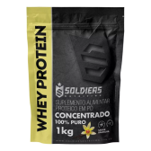 Imagem da oferta Whey Protein Concentrado 1Kg Sabor Baunilha Soldiers Nutrition