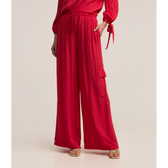 Imagem da oferta Calça Fluida em Viscose com Bolso Cargo Lateral