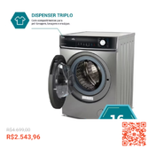 Imagem da oferta Lava e Seca Philco 16 Programas Eco Inverter 11kg Titânio PLS11C
