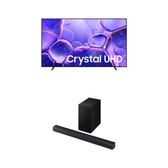 Imagem da oferta Combo Samsung Smart TV 85" Crystal UHD 4K U8100F + Soundbar HW-B450F