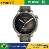Imagem da oferta Relógio Inteligente Amazfit Balance com GPS e Alexa Monitor Saúde Smartwatch AI Fitness Coach Dual-Band GPS 14-Day Bat