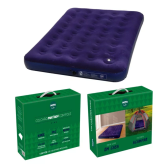 Imagem da oferta Colchão Inflável Casal Com Inflador Acoplado Multiuso - Mor Cor Azul