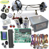 Imagem da oferta Kit Garra Guindaste Máquina de Venda Diy Kit Prêmio Brinquedo Pelúcia Jogo Tabuleiro Inoxidável 71cm Pórt