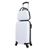 Imagem da oferta Kit Mala de bordo branca com Frasqueira Dizy Swiss Move