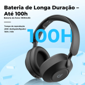 Imagem da oferta Headphone Dapon H02d Pró Anc Híbrido Bluetooth 6.0 Multiponto 100h De Bateria Over-Ear Cancelamento de Ruído 40db Pre
