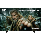 Imagem da oferta Smart TV DLED 58" 4K Toshiba 58C350NS VIDAA 3 HDMI 2 USB Wi-Fi