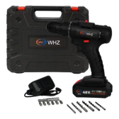 Imagem da oferta Parafusadeira Furadeira Bateria 48v 10mm Bivolt + Acessório