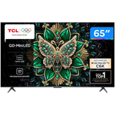 Imagem da oferta Smart TV 65" TCL 4K UHD MiniLED 120Hz Google TV AiPQ Google Assistente 4 HDMI 2 USB - 65C6K
