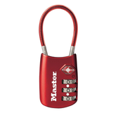 Imagem da oferta Cadeado para malas Master Lock 4688D vermelho pacote com 1