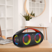 Imagem da oferta Caixa de Som Speaker Extreme Britânia BBS200BT com Flash light e Bluethooth 5.3 - 200W