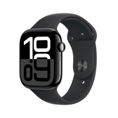 Imagem da oferta Apple Watch Series 10 GPS Caixa preta brilhante de alumínio 46 mm Pulseira esportiva preta M/G