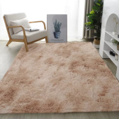 Imagem da oferta Tapete 2.00x1.50 Casa Laura Enxovais Shaggy Felpudo Para Quarto Sala Luxo Bege Mesclado