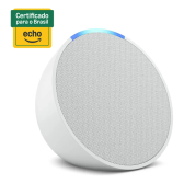 Imagem da oferta Echo Pop Smart speaker Amazon compacto com som envolvente e Alexa Cor Branca